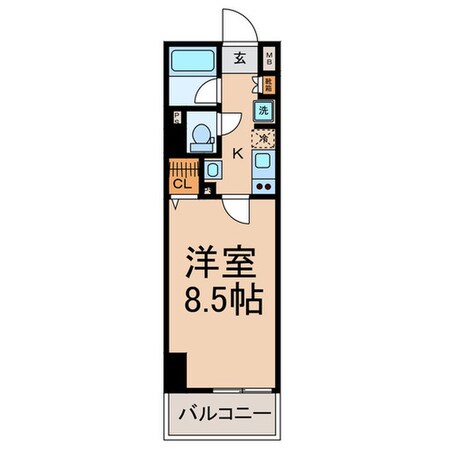 ベレーサ名駅ウエストの物件間取画像